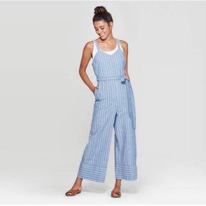 Universal Thread Wide Leg Denim Jumpsuit